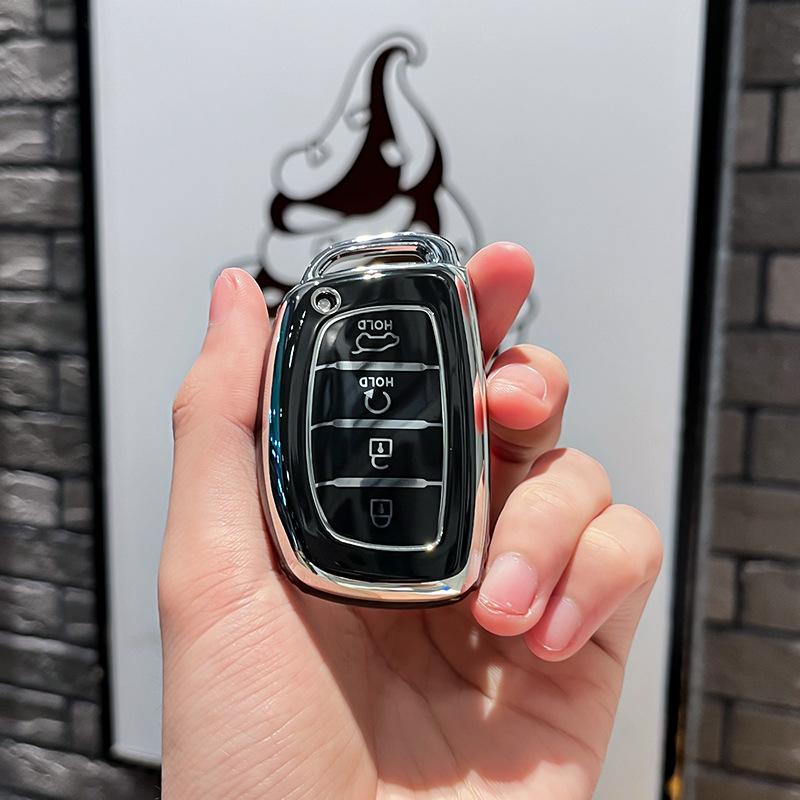 Car Remote Key Case Cover Protect Shell Fob For Hyundai Creta Ix35 Ix45 I10 I30 I40 Tucson Santa Fe Rena Sonata Elantra Azera