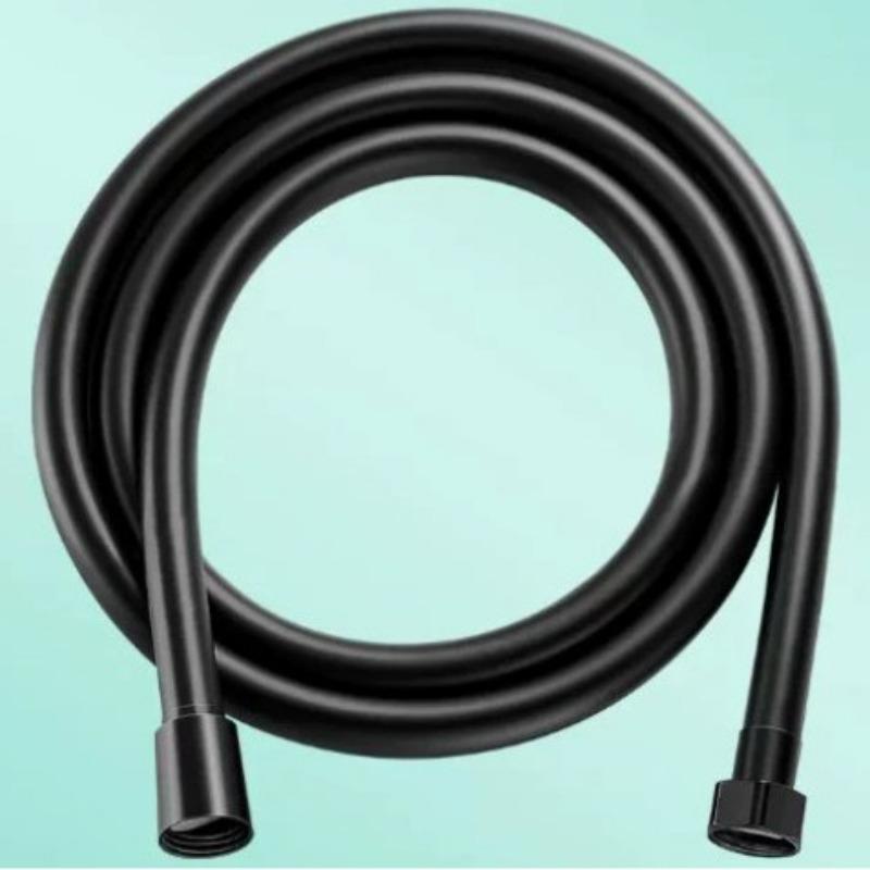 Pvc Pipe 2m/1.5m/1.0m Super Soft Silicone Shower Hose Anti-twist Gun Metal Bathroom Pipe Long Water Pipe High Quality