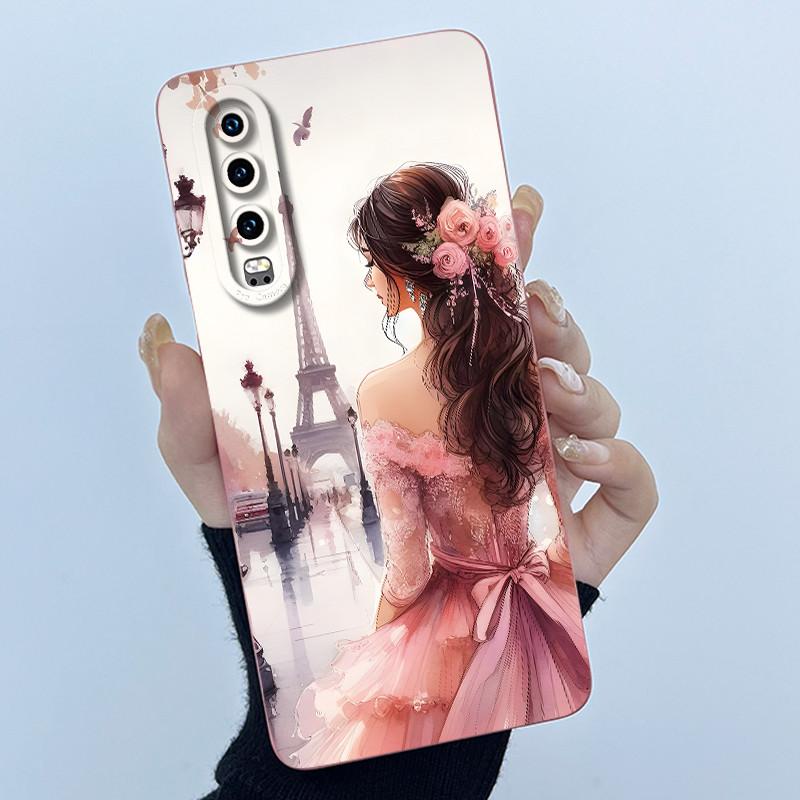 For Huawei P30 Pro P30 Lite Case Panda Sweet Girls Soft TPU Silicone Full Protection Phone Bumper for Huawei P30Pro Cover Fundas