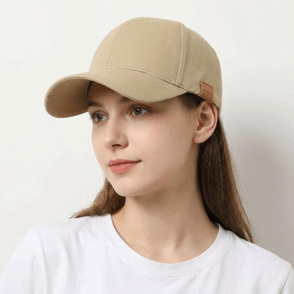 Versatile Sun Protection Peaked  Hat Dry Quickly Snapback Hat Casual Visor Cap  Women