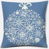 Christmas Themed Throw Pillow Cover with Short Plush Print for Living Room Decoration Cushion Cover Pillow Covers Decorative