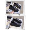 Retro Fashion Leather Children's Leather Shoes Soft Sole Boys Black British Style Performance Shoes