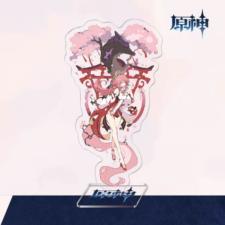 

Аниме сексуальная фигурка Genshin Impact Kaedehara Kazuha Kamisato Ayaka Xiao Hutao, акриловая подставка, модель, тарелка, декор для стола, косплей 7