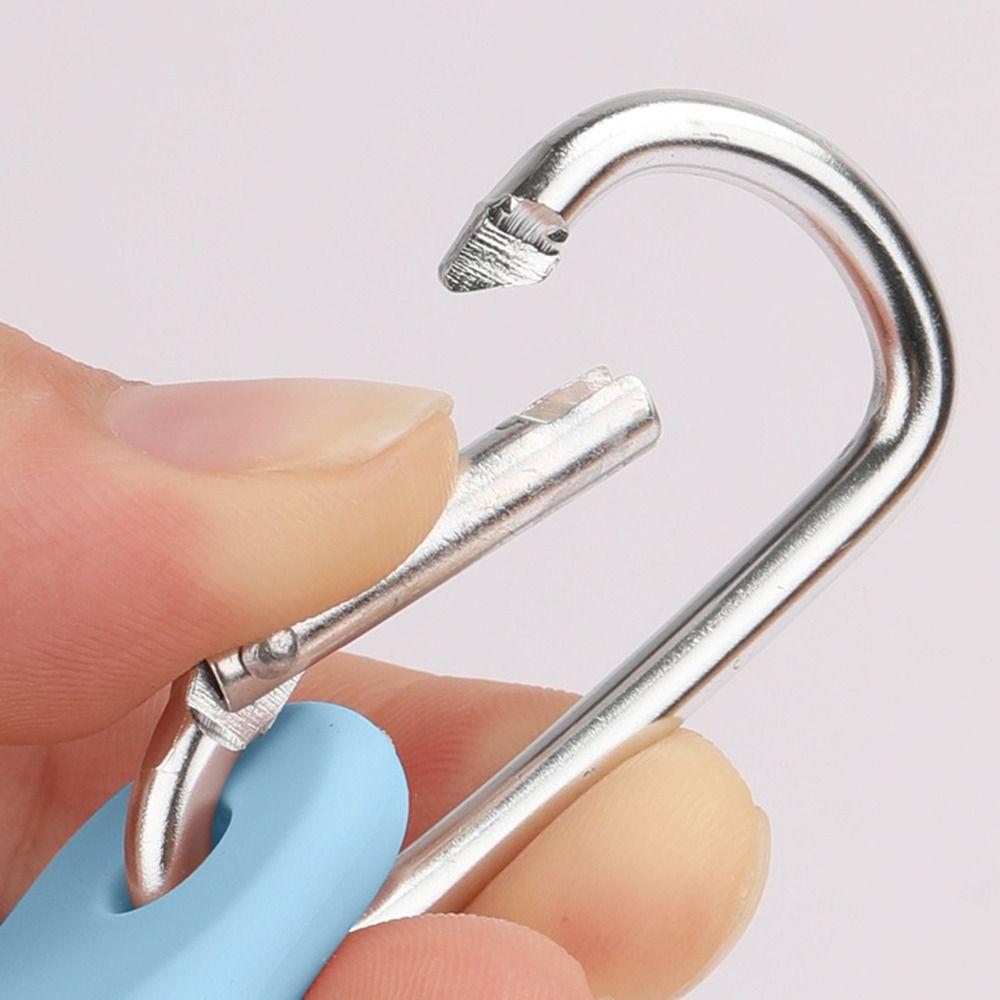 Portable Aluminum Silicone Water Bottle Buckle Easy To Use Cycling Tool Backpack Hanger Hooks Towel Hook Clip