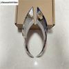 Rearview Mirror Strip Decoration Protection Decoration Cover Trim For Toyota C-HR CHR 2016 -  Chrome Accessories Exterior
