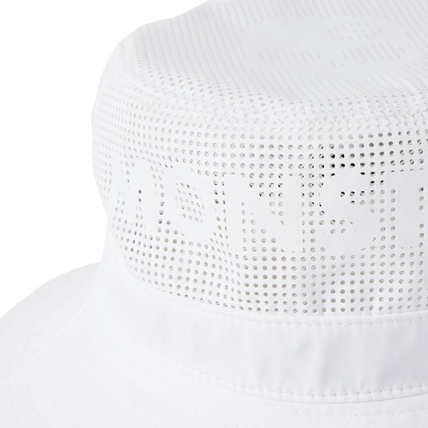 Monseuteoji Perforated Bucket Hat White Mc24Pbw-193
