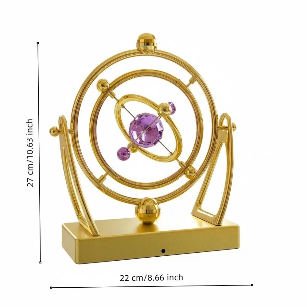 Magnetic Balance Celestial Orbit Pendulum Battery Powered Art Desk Decor  Teachers Gift
