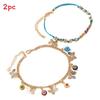 Alloy Fashion Women Foot Chain Accessories Set With Colorful Elements Floral