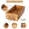 Double-sided Letter Wooden Storage  Box With Rope Household Decorative Ornaments