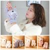 Cartoon Fox Gloves Plush Mittens NEW Flip Fingerless Gloves