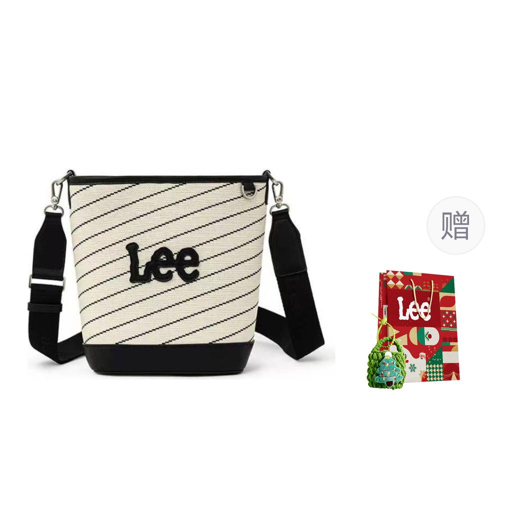 New Lee Fabric Crossbody Bag, Shoulder Bag, Adjustable Strap Regular Women's Ecru LE240071M-903