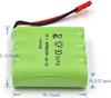 Rechargeable Battery 4.8V 2400mAh NiMH AA with JST Connector - Battery Pack for RC Cars, Remote Control Trucks