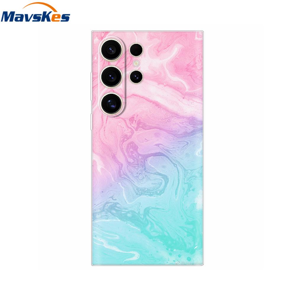 For Samsung S25 Ultra Case Clear TPU Soft Fashion Silicone Phone Case For Samsung Galaxy S25 Plus Back Cover S 25 Fundas Para