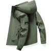 Men's 2025 Autumn Windproof Hooded Jacket: Korean Style Casual Sporty Mountaineering Windbreaker