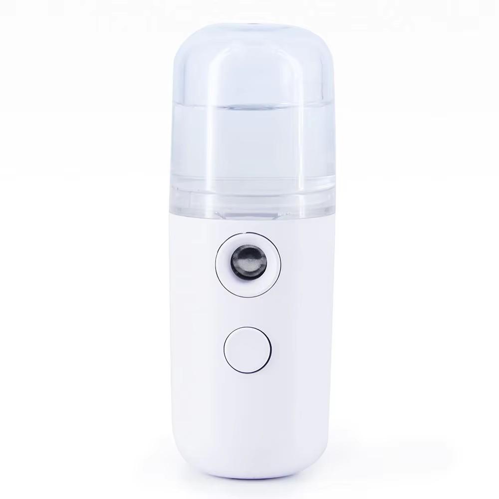 Portable Rechargeable Small Facial Steamer 30ml Mini Humidifier Home Wireless Nano Personal Face Hydrat Sprayer Cool Mist Maker