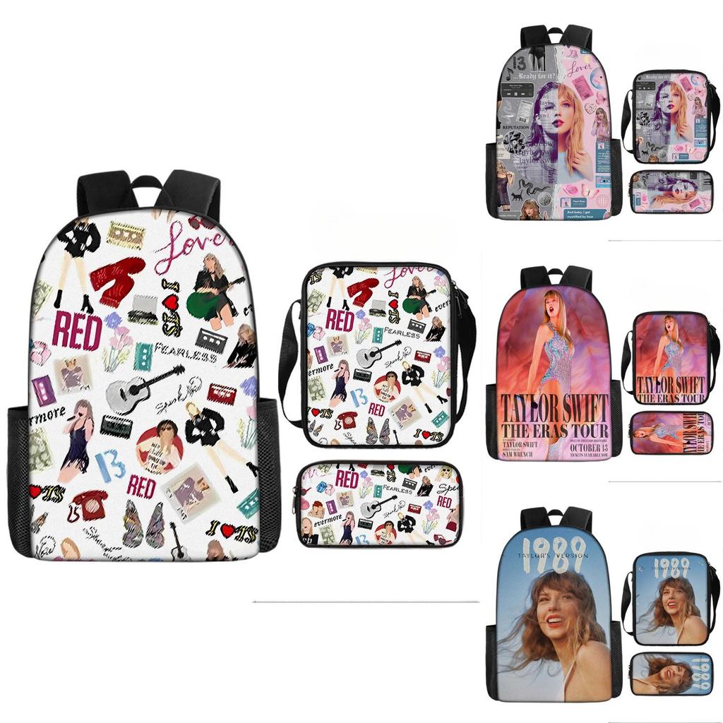 Taylor Swift Elementary School Backpack Oxford Fabric Breathable Lightweight For Kids