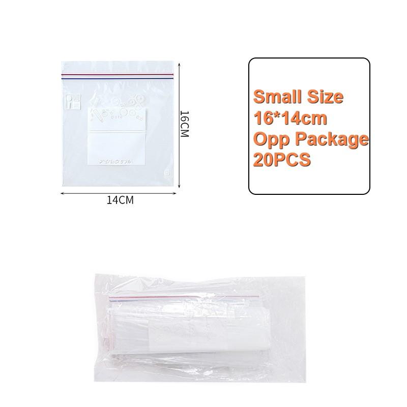2882 Sealed Bag Fresh Food Self-Sealing Household Plastic Packaging Bag Thickened Refrigerator Storage Freezing Packaging Bag