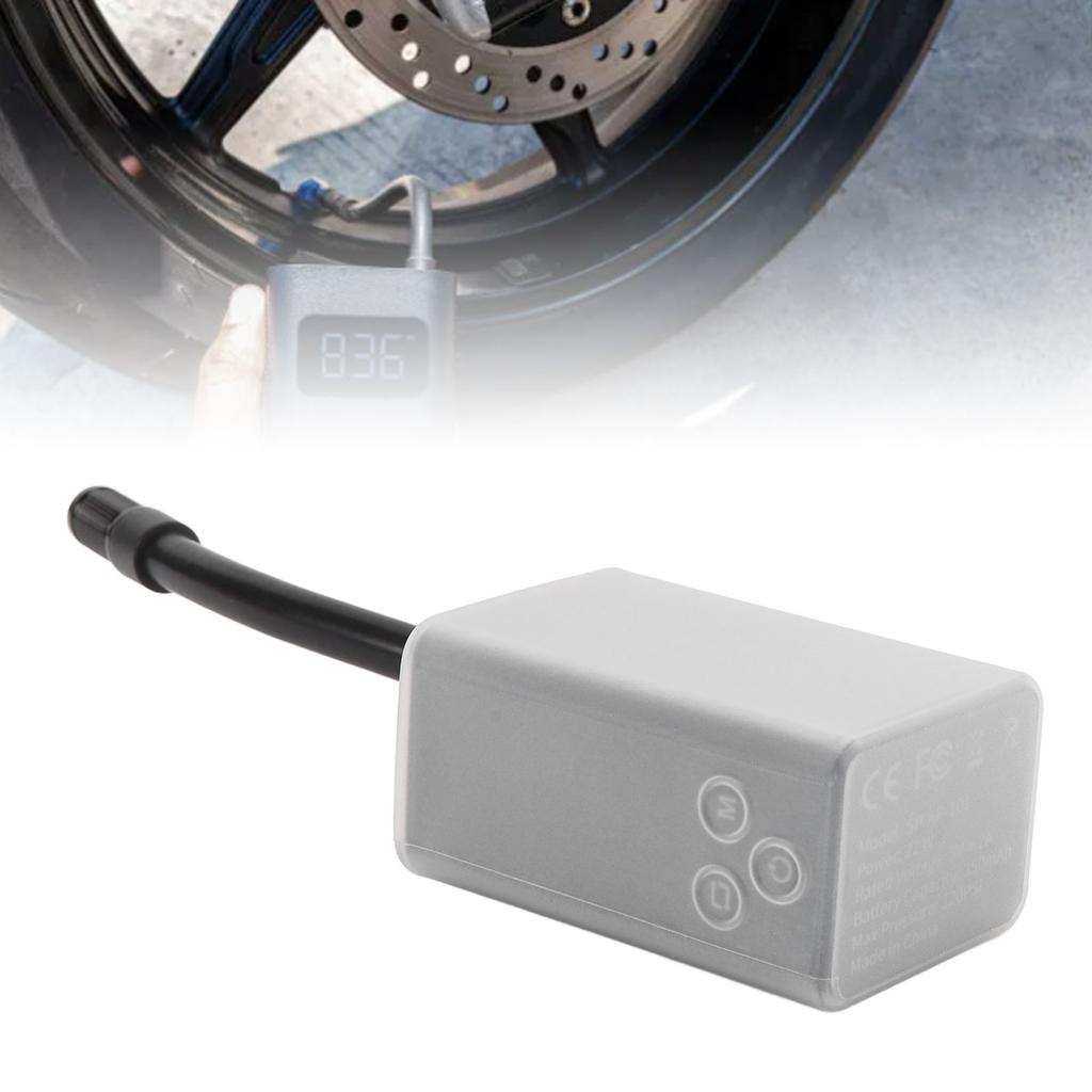 Portable Tire Inflator 120PSI 4 Modes Smart Car Tire Electric Air Pump for Bike Basketball Soccer Vo
