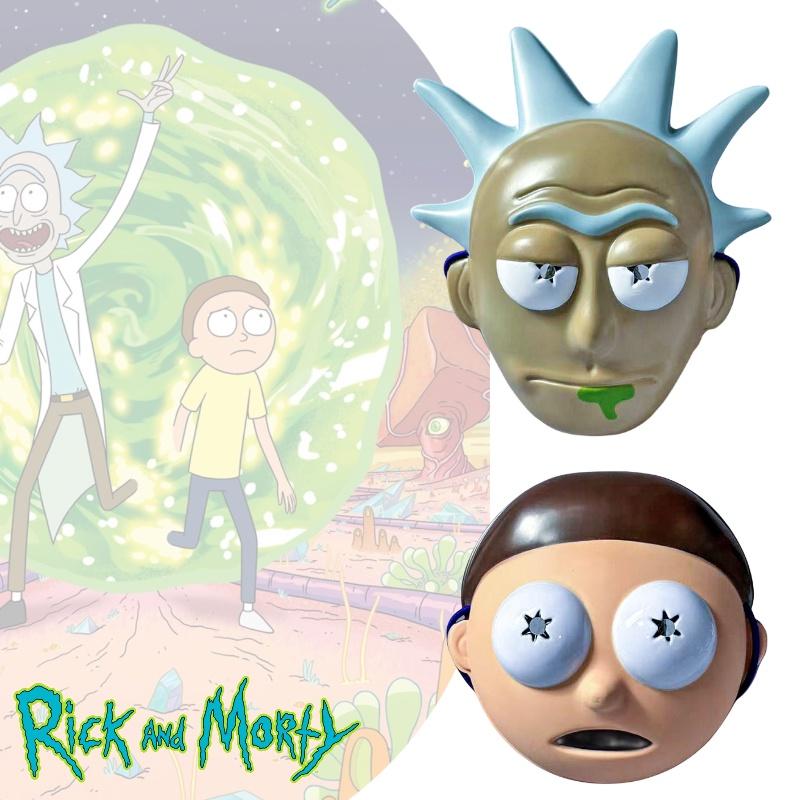 Lustige Rick-und-Morty-Professor-PVC-Maske für Halloween-Cosplay