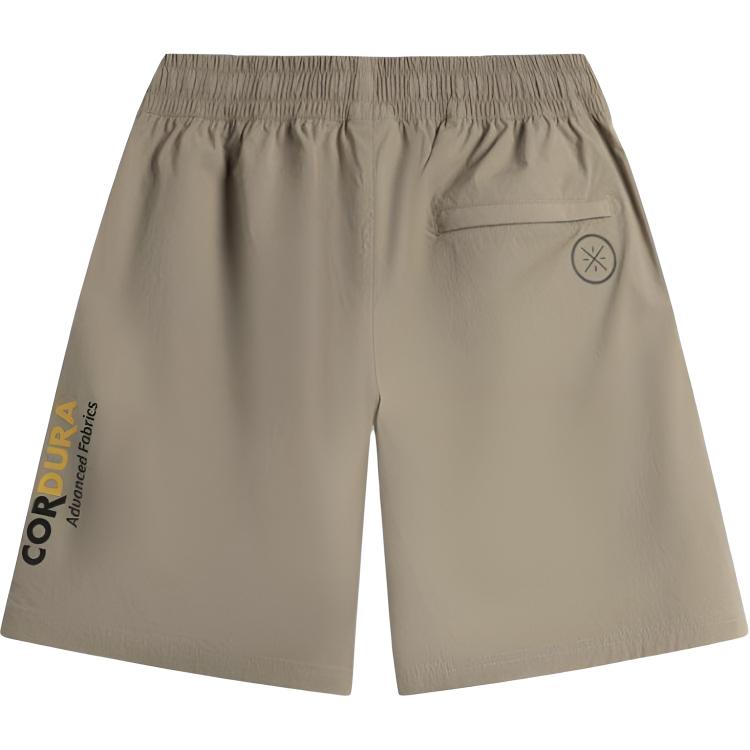 Li-Ning Solid Color Sports Simple Lace-Up Versatile Comfortable Casual Shorts Men Shorts AKSV027-4