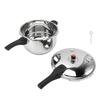 Autocuiseur Inox Antidéflagrant Multifonctionnel avec Soupape de Sécurité 80KPA Poignée de Sécurité Cocotte 6L Diamètre 24cm / 9.4in