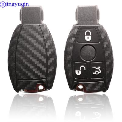 Jingyuqin 3 Butoane Silicon Husă Cheie Auto Pentru Mercedes Benz CLS CLA GL R SLK AMG Clasa A B C S Procted