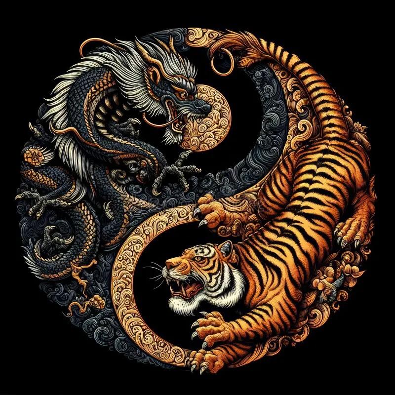 MMA UFC Chinese Tiger Dragon Lion Muay Thai Shorts Pants Kickboxing Boxing Unisex Men Women Kid Quick Dry Print Elastic Training
