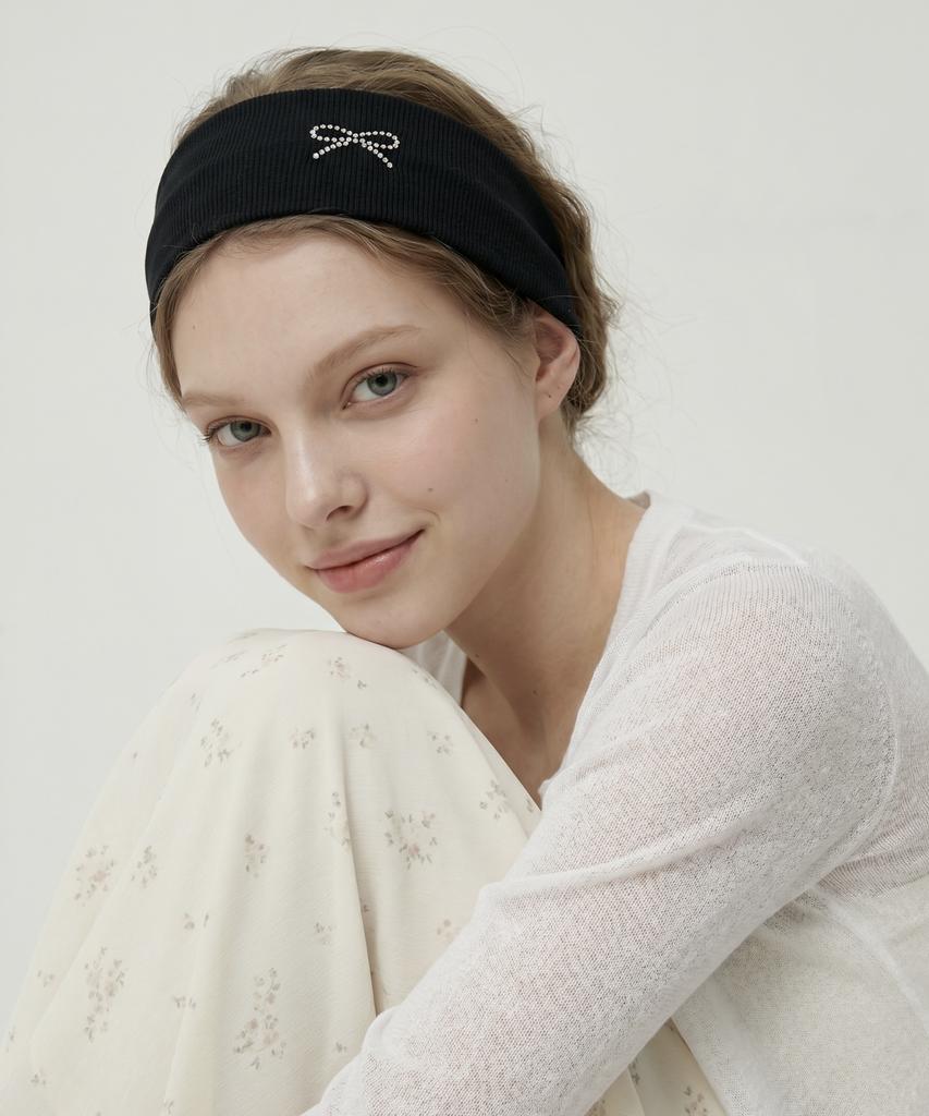 Lilykori Sparkling Ribbon Soft Headband