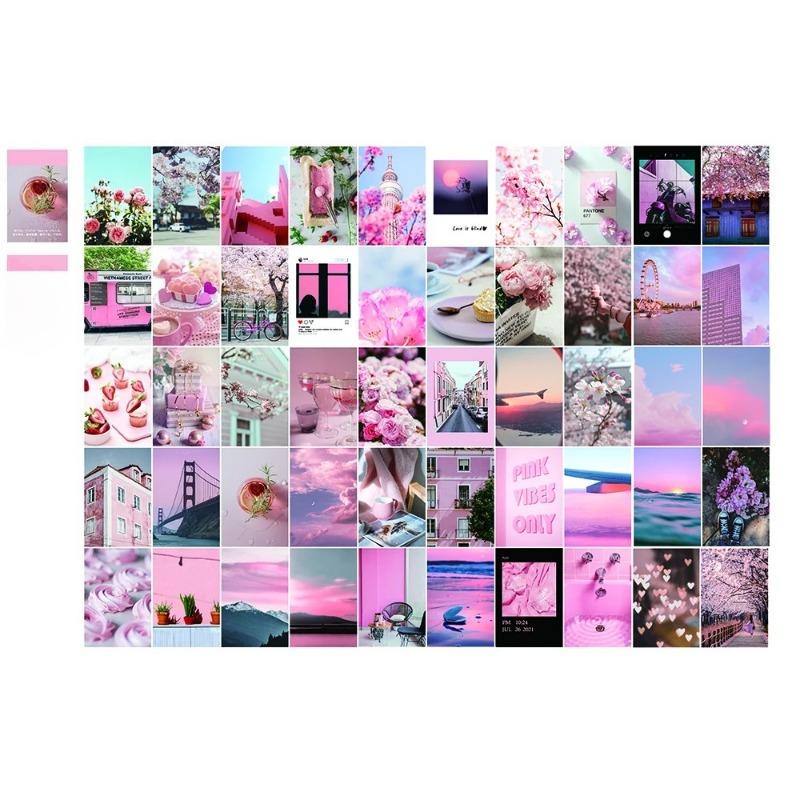50pcs Landscape Stickers Kawaii Scrapbooking Paper Supplies Junk Journal Decor Craft Stationery DIY Diary Stickers