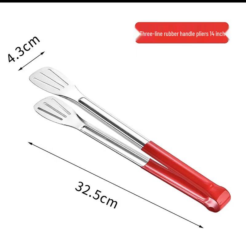 Thickened Stainless Steel Food Tongs