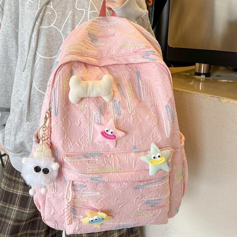 College student high value weight reduction schoolbag cute soft girl backpack ins bag women's versatile mini backpack