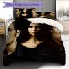 The Vampire Diaries Pattern Bedding Home Decoration Birthday Gift (1 * Duvet Cover + 2 * Pillowcase, Without Core)