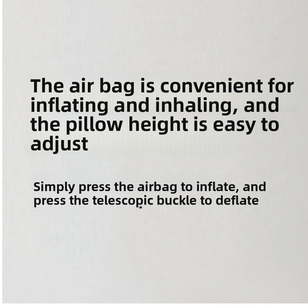 Adjustable Airbag Neck Pillow Inflatable Cervical Support Pillow for Sleeping Massage Breathable Pillow Core