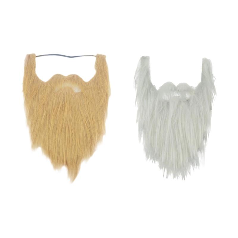 

Fake Mustaches Adhesive Novelties Hairy Beard Costume Facials Hair for Halloween Christmas Party Supplies Decorations білий/коричневий