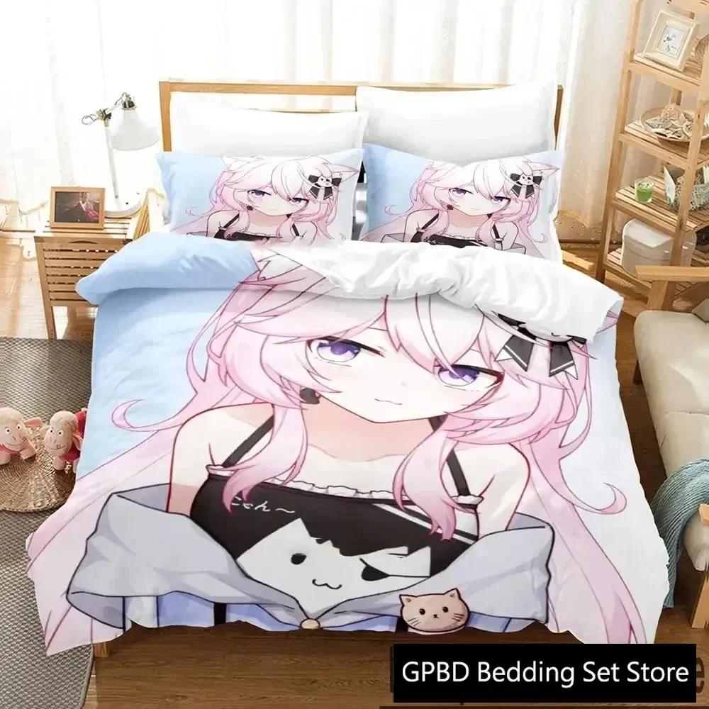 3D Print Anime Nyatasha Nyanners Comfortable Duvet Quilt Cover Pillowcase Bedding Set Children Bedroom Decoration Home Textile