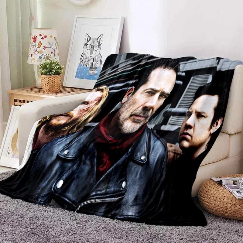 Drama The Walking Dead Series Soft Throw Blanket Zombie Movie Printed Bedspread Sofa  Couch Camping Cover Home Decor