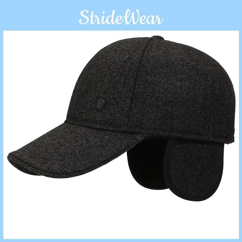 S Letters Embroidery Men Ear Protection Warm Outdoor Running Breathable Shade