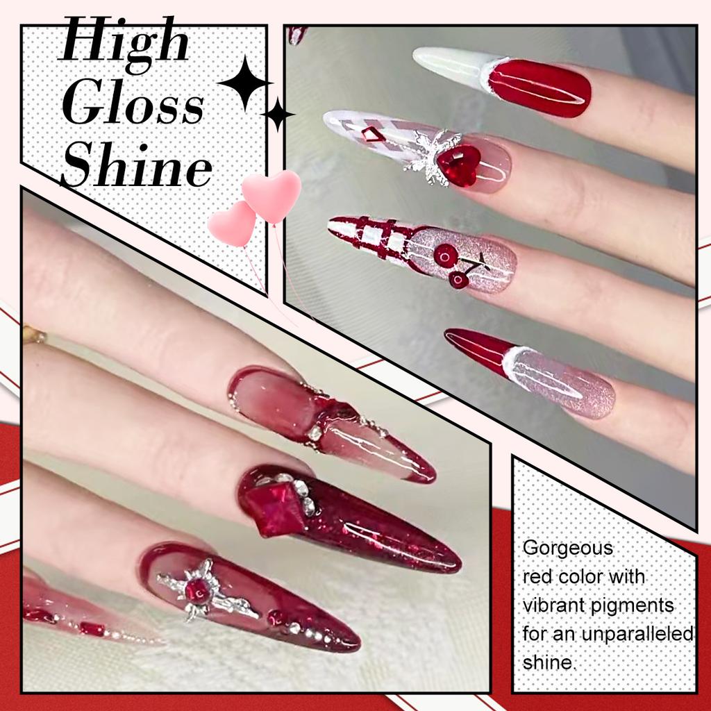6 Color Gel Nail Polish Set Autumn Winter Trendy Series Soak Off UV Gel for Nail Salon Home Use Long Lasting Quick Dry