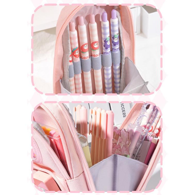 Pencil Case Large Capacity Bag Pouch Box For Girls Schools Offices Supplies