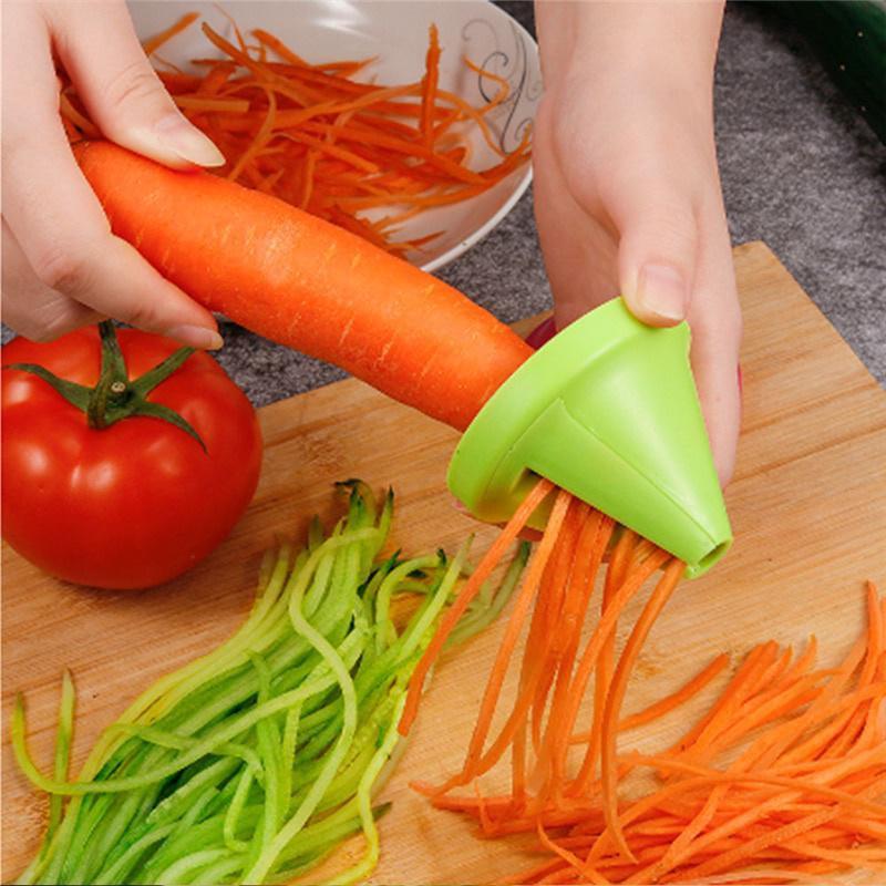 1/2 Piece Kitchen Multi-function Rotary Chopping Spiral Vegetable Peeler, Handheld Grater for Vegetables and Fruits, Kitchen Accessories