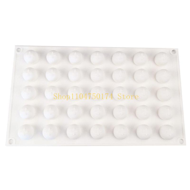 35 Cavity Round Sphere Ball Silicone Mold Cake Decorating Mousse Dessert Past top sale