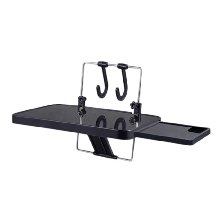 Portable Vehicle Mounted Desk Table Platform for Laptop Work and Food Consumption Feature Foldable Design and Stable Base