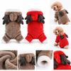 Elk Shape Pet Cosplay Hoodies Thickened Dog Coat Jacket Cute Christmas Dog Costume  Winter