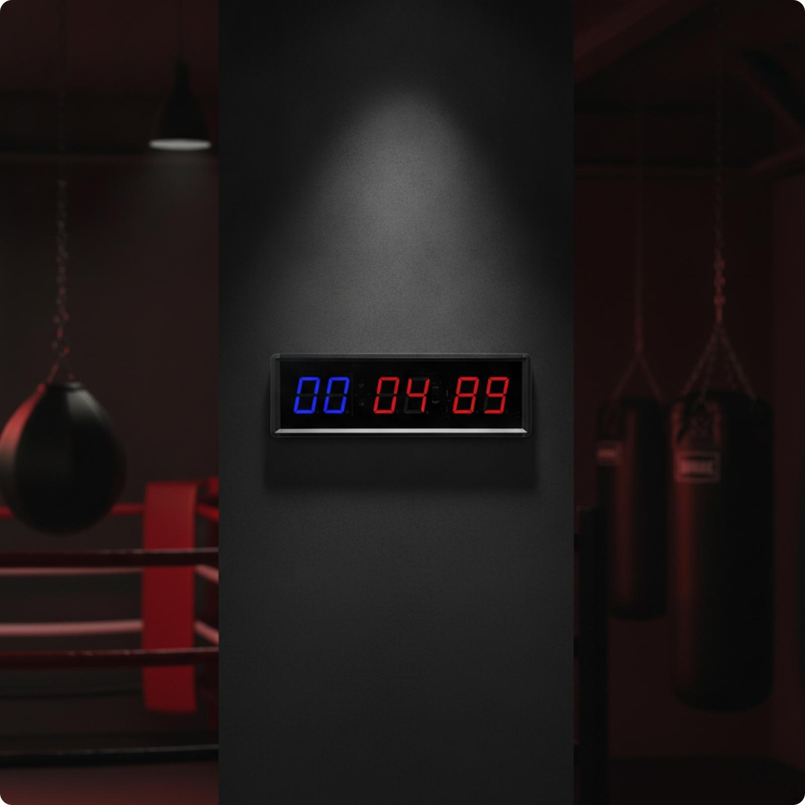 Gym Timer with Remote WallMounted EasytoRead