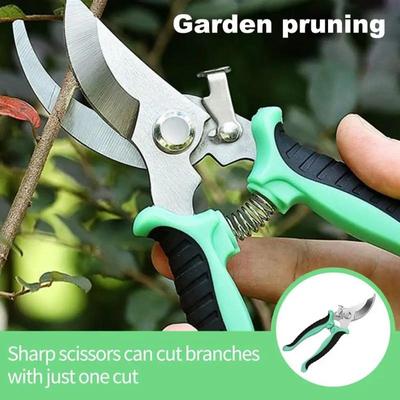 Gartenschere, Gartenschere aus Edelstahl, Astschere, scharfe Schere zum Schneiden von Blumenheckenstängeln