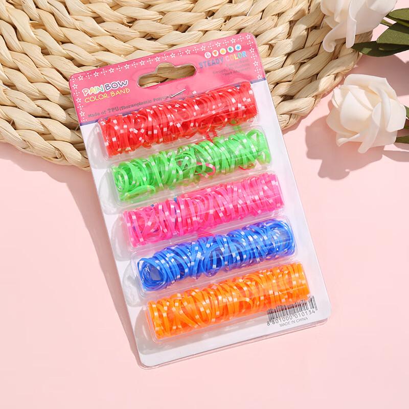 Детские разноцветные высокоэластичные резинки для волос