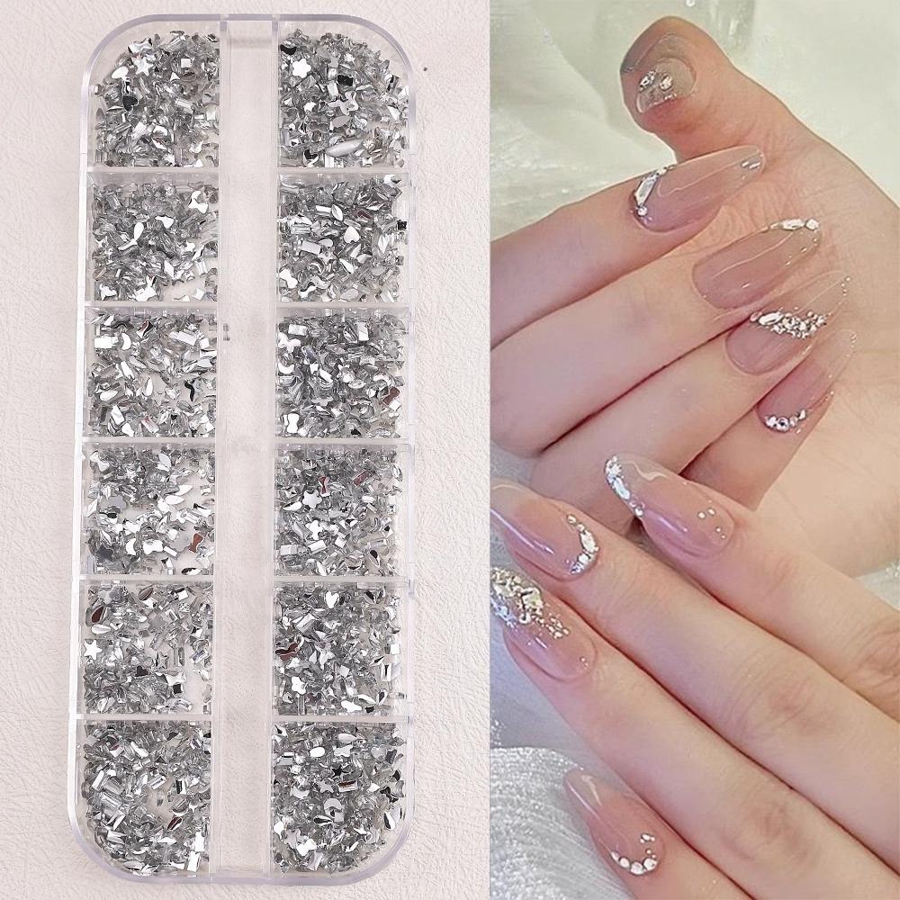 Nail Art Accessories Mixed Collection Popular Resin Flat-bottom Irregular-Shaped Diamond