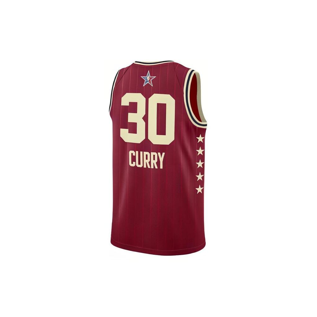 Jordan NBA Dri-Fit Stephen Curry All Star Jersey Red Men Streetwear FQ7732-601