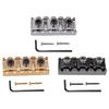 Metal Guitar String Locking Nut Guitar Lock Nut with Mounting Screws and Wrench
