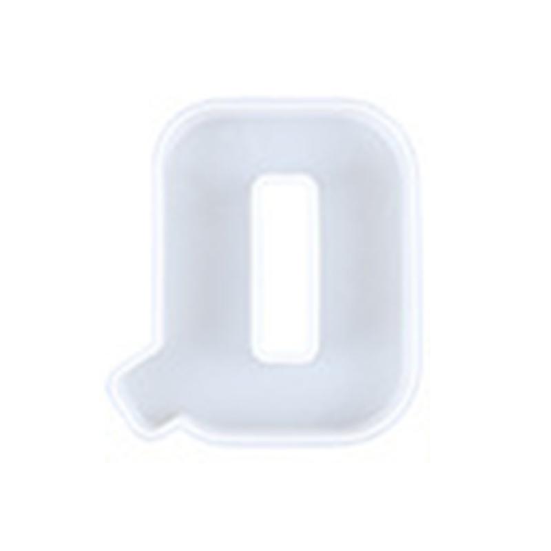 Alphabet Silicone Casting Mould Resin Letter Mold Keychain Pendant Capital Table Ornament Epoxy Mold DIY Jewelry Craft